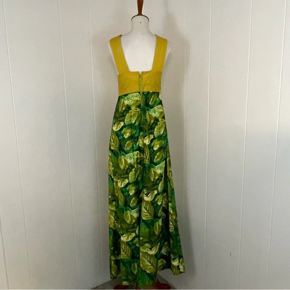 Vintage Floral Dress Women’s S Halter‎ Sleeveless Maxi Colorful Boho Hippie - Picture 7 of 8